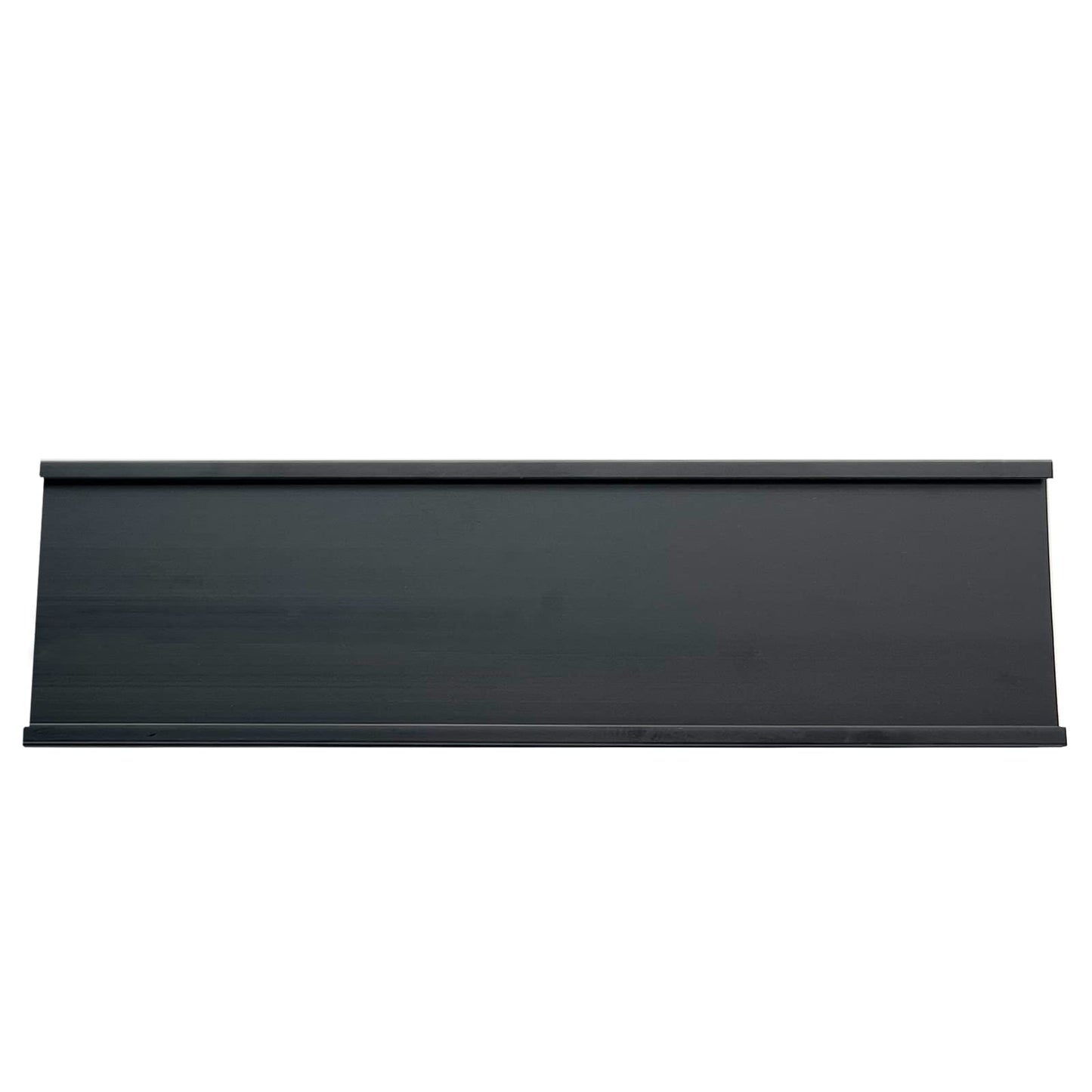 5 Pack 2" x 8" Aluminum Desk Name Plate Holders,Office Business Desk Sign Holder for Meeting Room or Other Business Event (Black)