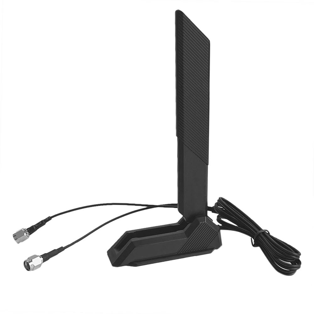 ZAHARA WiFi 6e Antenna 2T2R Dual Band 2.4G/5G/ 6G/ Replacement for ASUS ROG Strix B560 B660 Z490 Z590 Z690 X570 H610 H670 M13H M12 M11 Motherboard Wireless Network Router Laptop WiFi 6E Antenna