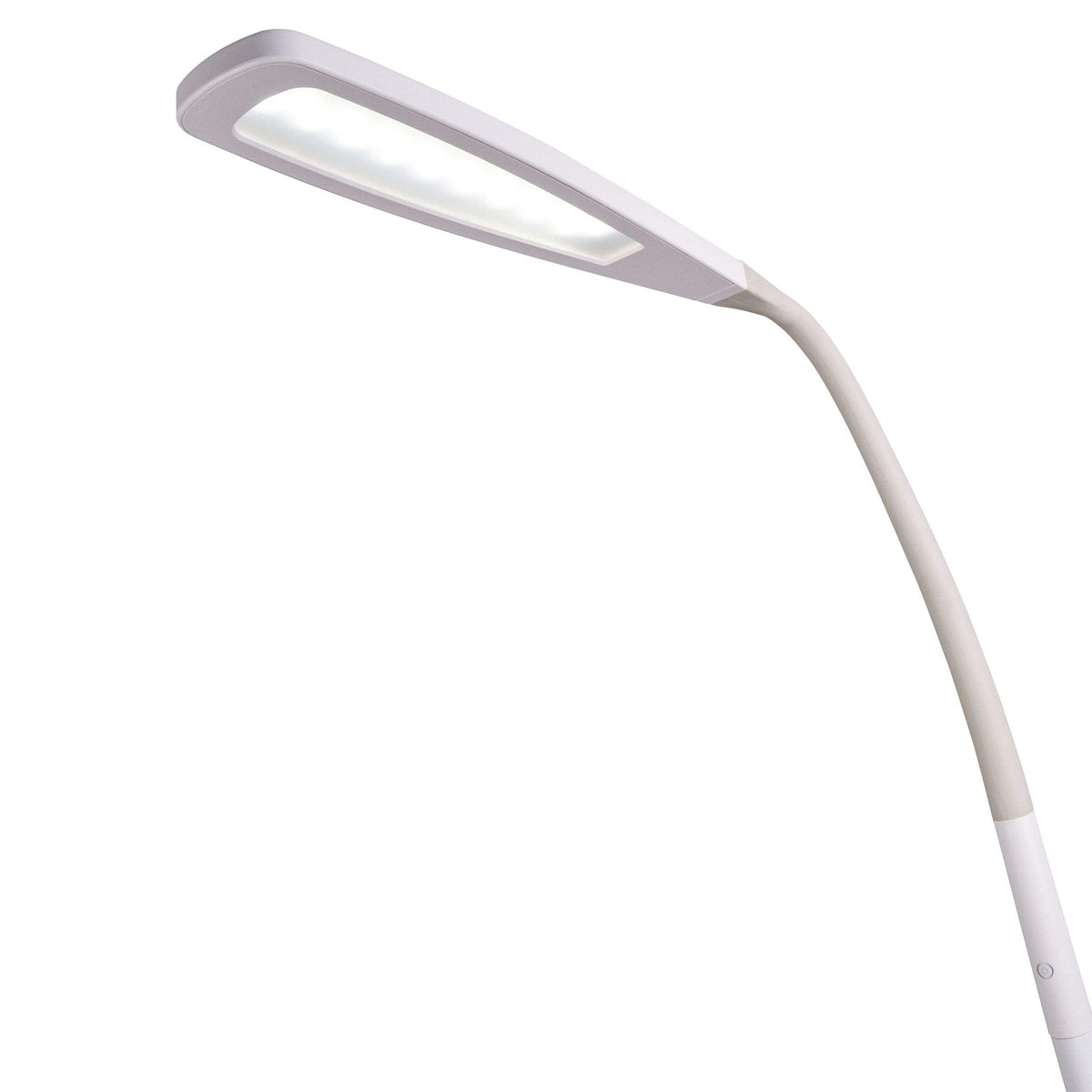 OttLite ClearSun Flex LED Floor Lamp with LED Technology - Touch Activated Controls, Adjustable Neck, Smart Memory Feature - Great for Office, Home, Dorm, Bedroom, College, & Living Room