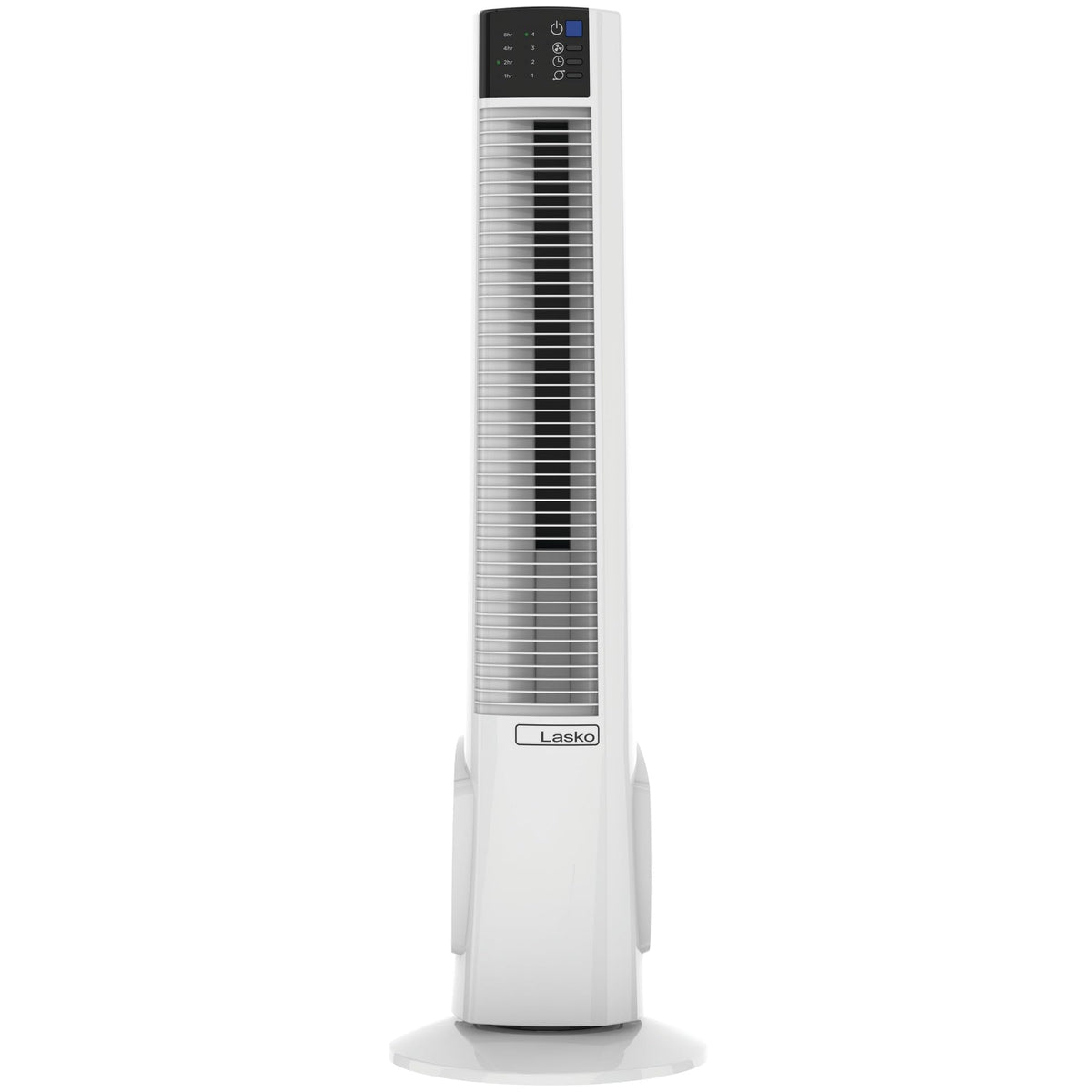 Lasko Oscillating Tower Fan with Remote Control - Tower Fan for Bedroom & Office, 4 Quiet Speeds, 38" White, T38400
