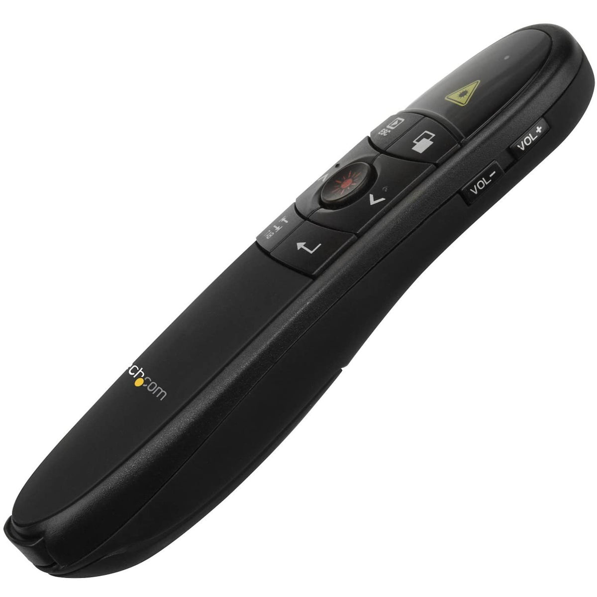 StarTech.com Wireless Presentation Remote with Red Laser Pointer - 90 ft. - PowerPoint Presentation Clicker for Mac & Windows , TAA (PRESREMOTE)