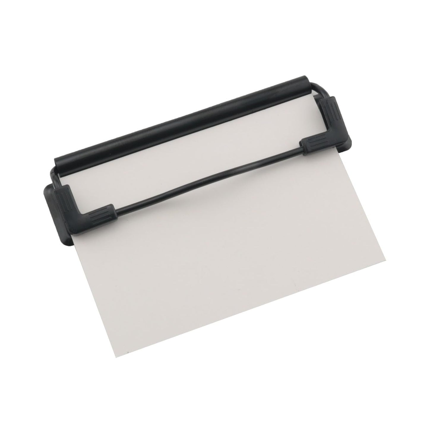 WELWIK 6PCS 2.8 Inch Long Black Polished Metal Clips with Rivets Mountable Clipboard Clamp Hardware Information/Documents/Menu Folder for Displaying Artwork