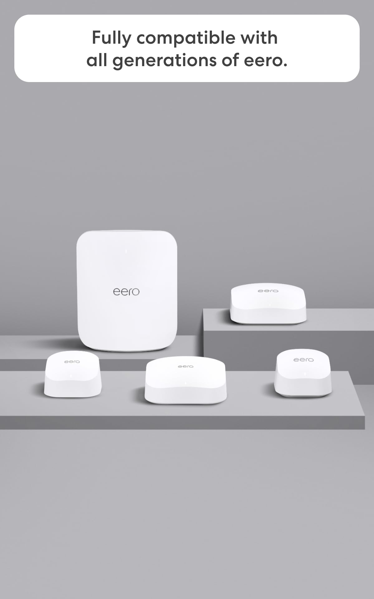 Amazon eero 7 dual-band mesh Wi-Fi 7 router (newest model) - Supports internet plans up to 2.5 Gbps, Coverage up to 6,000 sq. ft., 3-pack