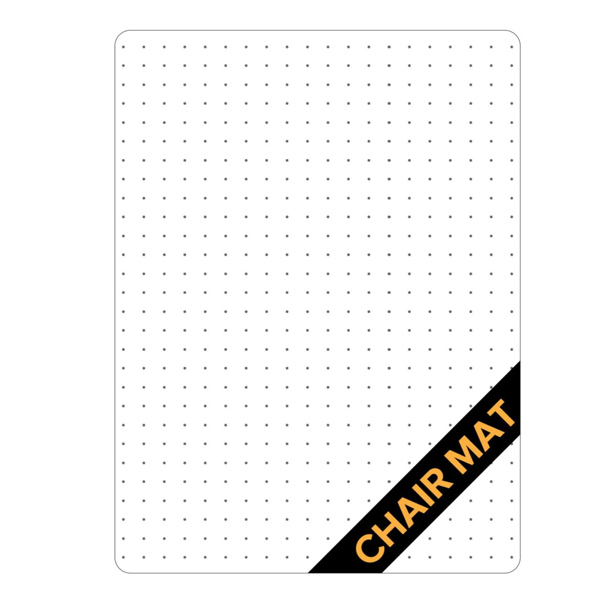Clear Chair Mat for Carpet, QQpony 46" x 60" Office Chair Mat for Carpeted Floors, Heavy Duty Rolling Floor Protector Computer Desk Mat with Grips, Vinyl Floor Mat for Home Office (Clear)