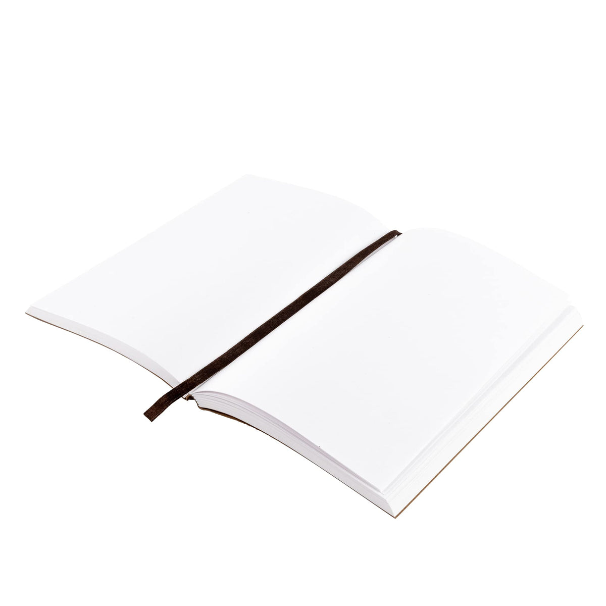 moonster Blank Journal Notebook Paper - A5 Journal Refill - for Refillable Leather Journal - Premium Milled Inserts Blank Sketch Book, Unlined Notepad 8.25 x 5.8 Inch, with 320 Pages 70gsm & Bookmark