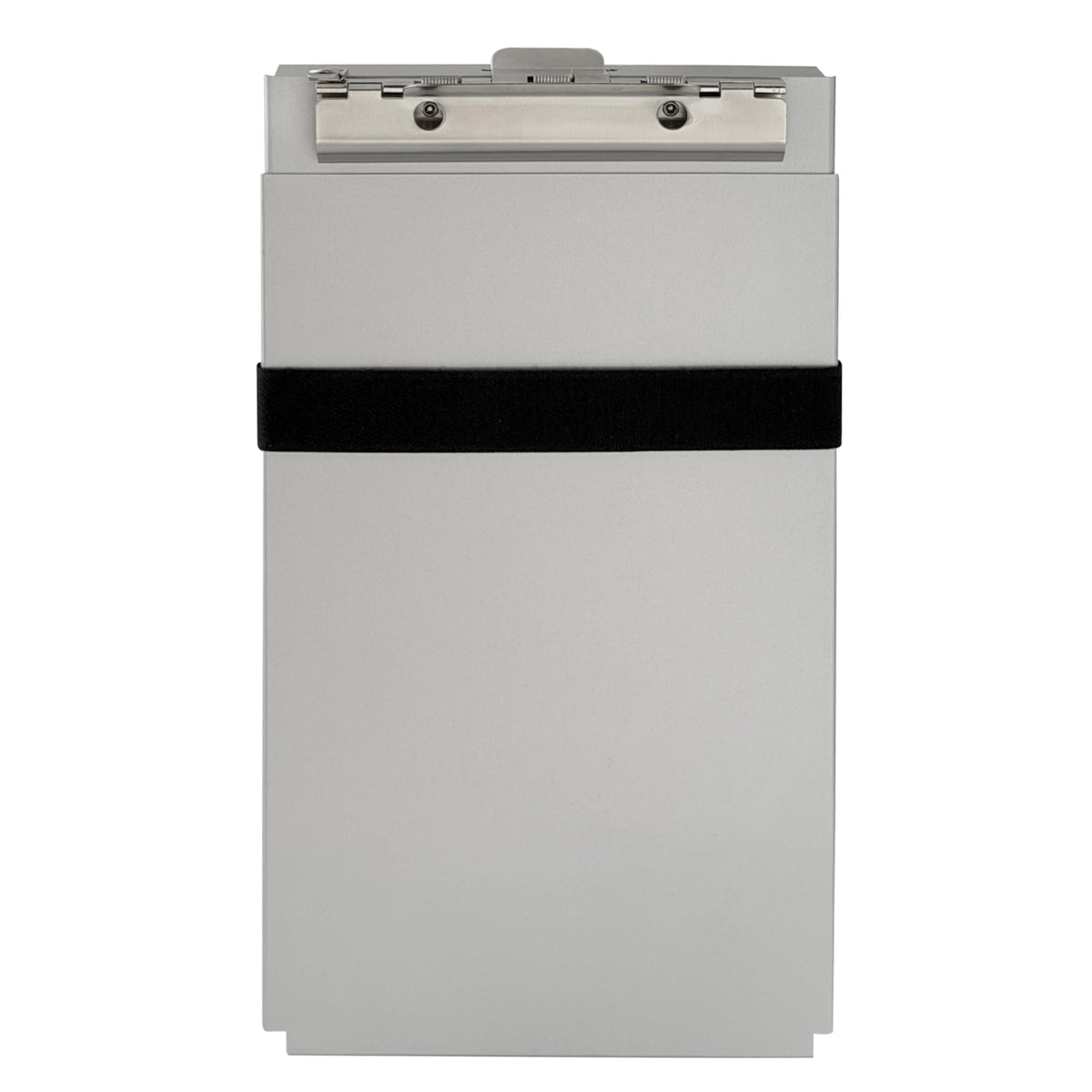 Saunders Dual Layer Police Storage Clipboard, Silver Metal Clipboard with Storage, Ticket Size Paper Organizer with Steel Clip and Locking Latch, Police Equipment Form Holder for EMS - Made in USA