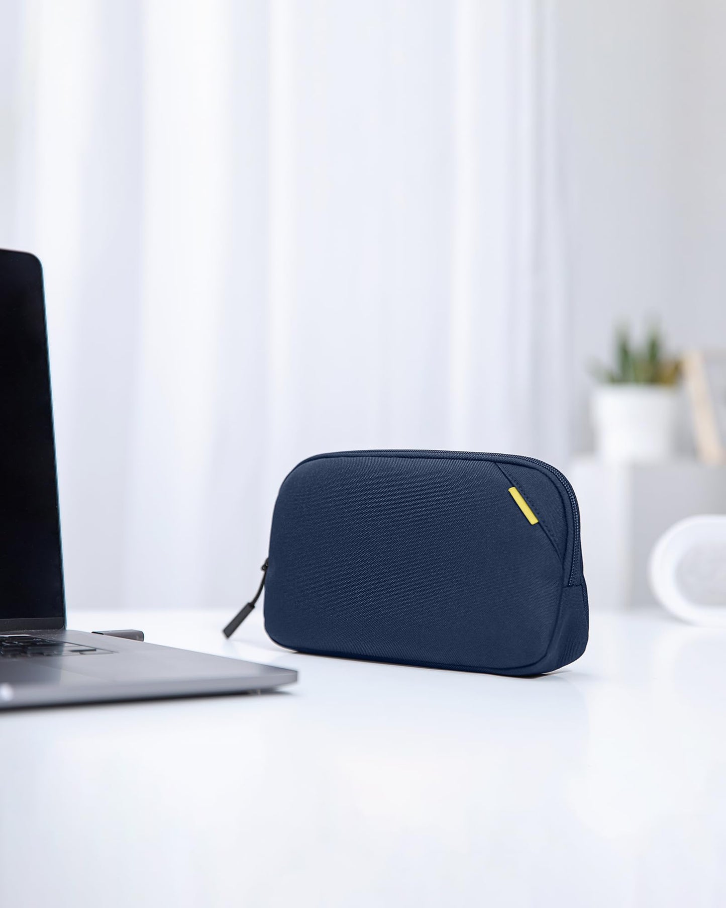 tomtoc Recycled Portable Storage Pouch Bag Case Accessories Organizer Compatible with MacBook Laptop Charger, Mouse, Cables and Hard Drive, Also for Smart Phone Accessories and Personal Items