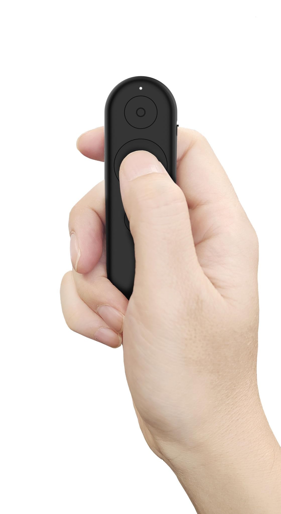Lenovo Portable Rechargeable Presentation Remote – Bluetooth® 5.3 Wireless Clicker with Digital Pointer, USB‑C Charging, Ultra‑Lightweight, for Windows 10 or Later & macOS 12 or Later, Black