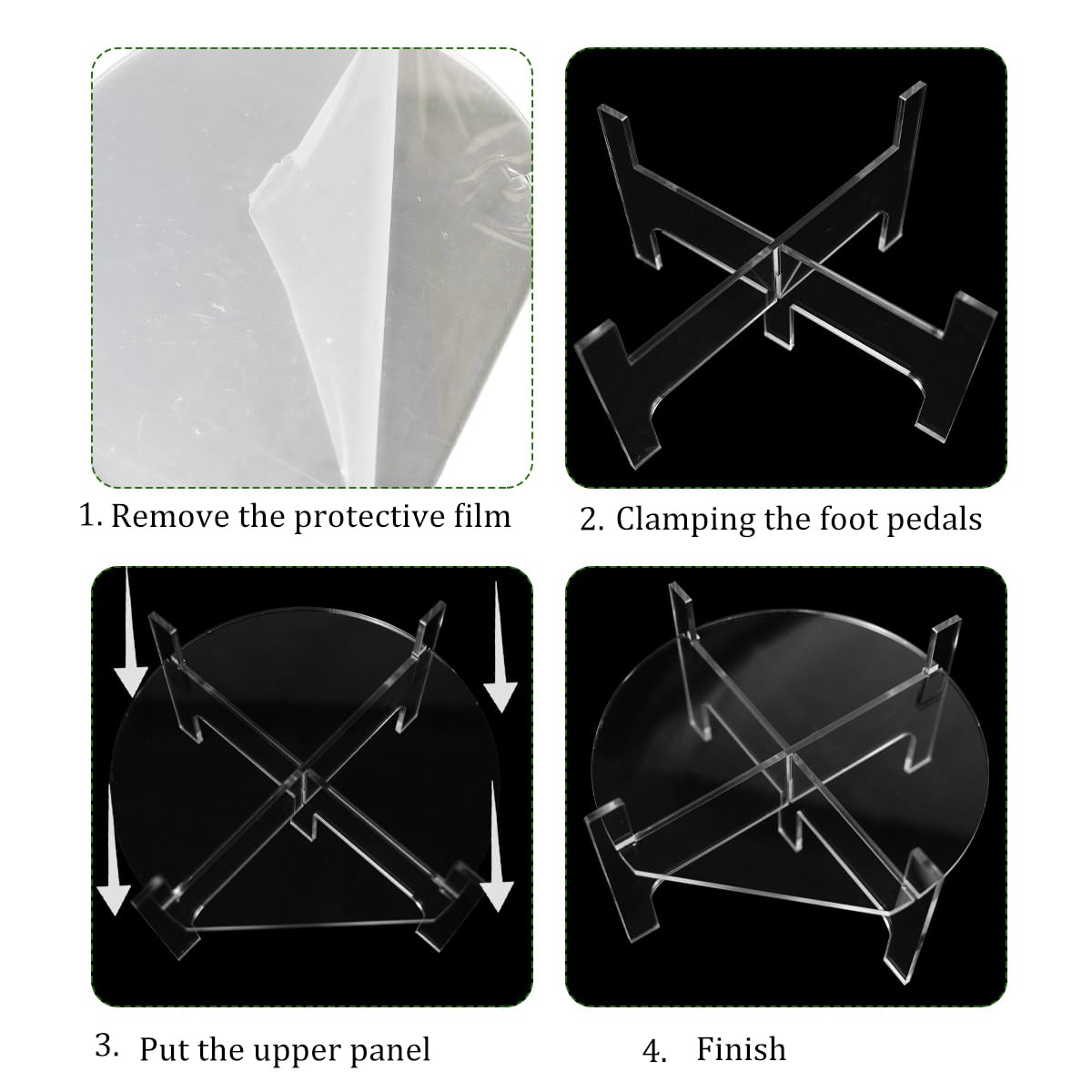Acrylic Beverage Dispenser Stand, Glass Water Juice Drink Beverage Dispenser Floor Pitcher Stand Base for Parties and Catering Events, Fit Max 9 Inch Diameter of Water Dispenser Glass Drink