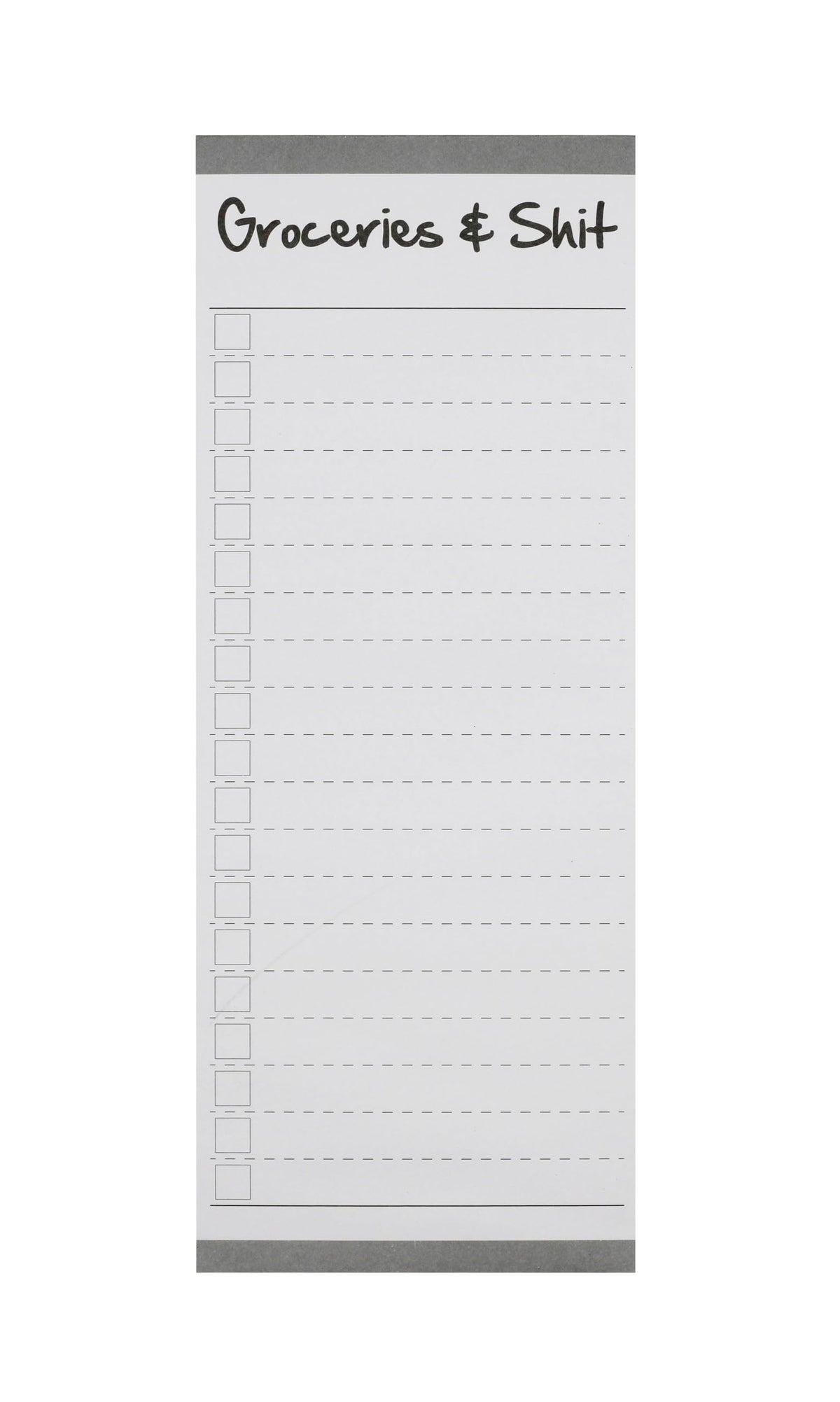 Creative Hobbies Grocery List Magnet Pad for Fridge - 6 Pack of Vibrant Note Pads with Full Magnetic Back and 60 Sheets Each (Funny)