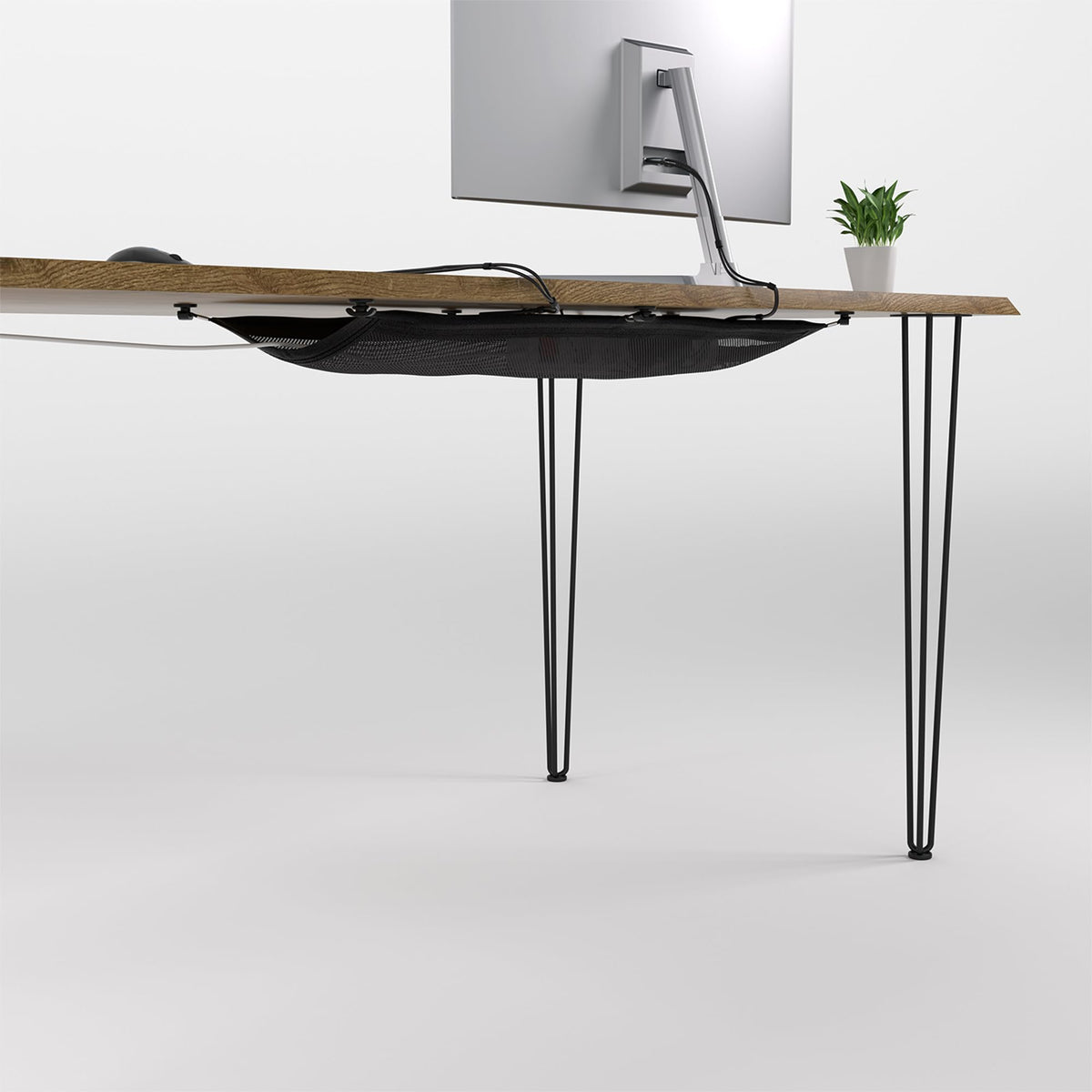 Cable Management net - Under Desk Cable Management Tray - Cable net - Wire Management Under Desk - Cord Organizer
