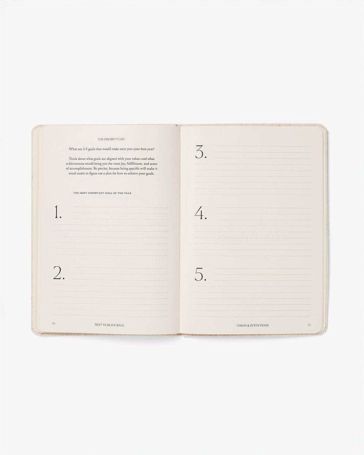 Best Year Journal Essential – Express One Year Self Growth Planner - Blue