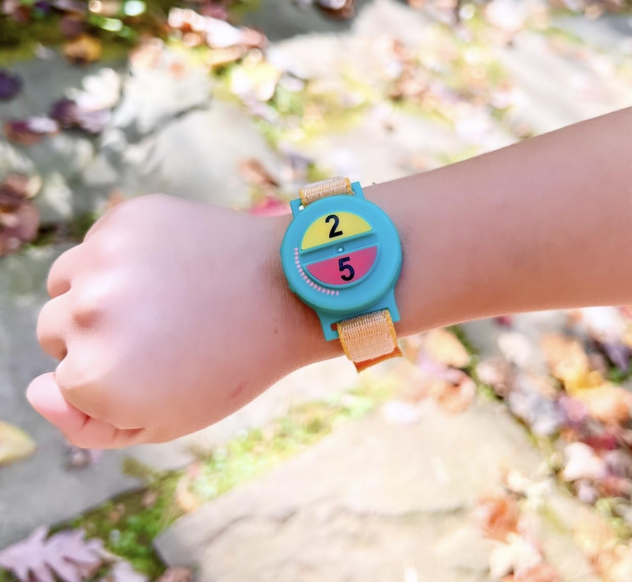 Buddy Timer Visual Wristwatch Timer for Toddlers | 2 & 5 Min Preset | Portable & Waterproof | Reduces Tantrums, Builds Routine & Independence | Sensory Timer for Kids with ADHD & Autism