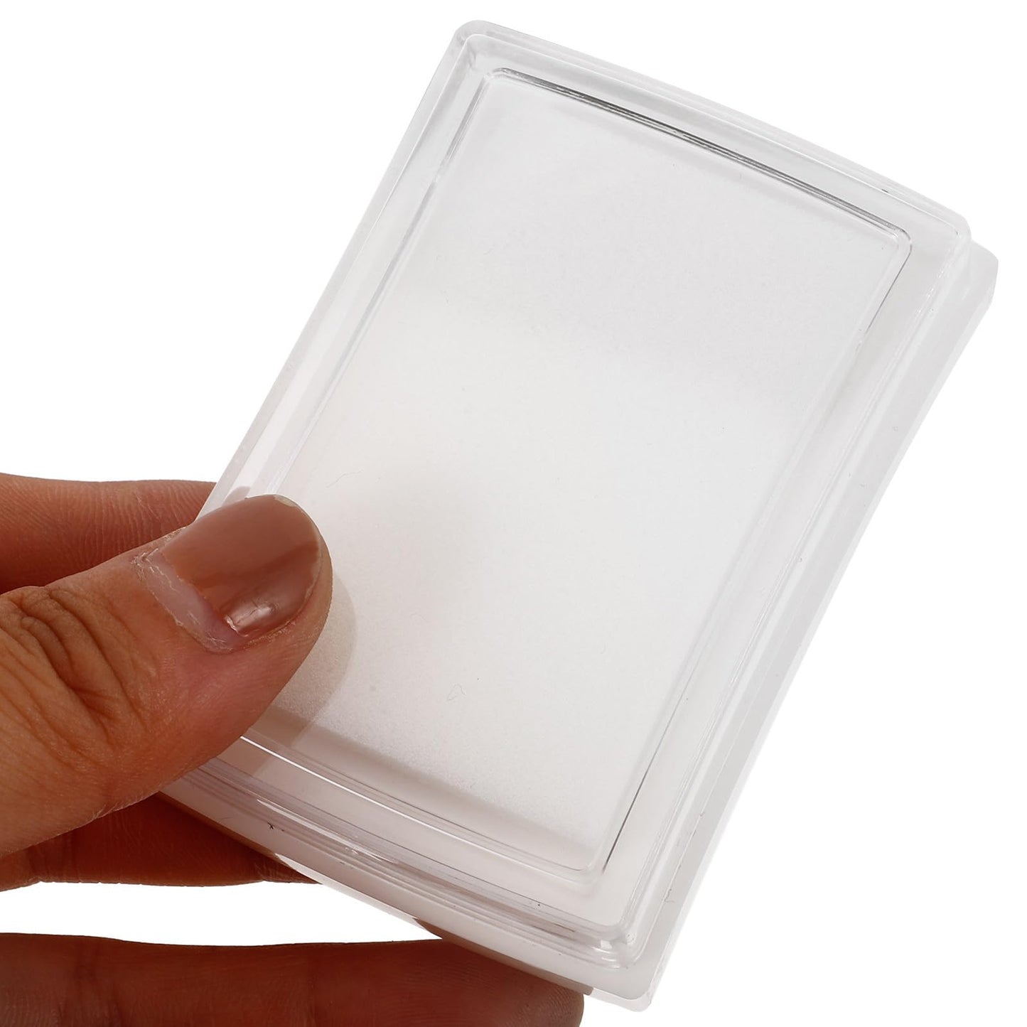 Uonlytech 20pcs Blank Empty Stamp Ink Pad - High Density Sponge Ink Pad for DIY Crafting School Office Embossing Crafting and Scrapbooking Projects