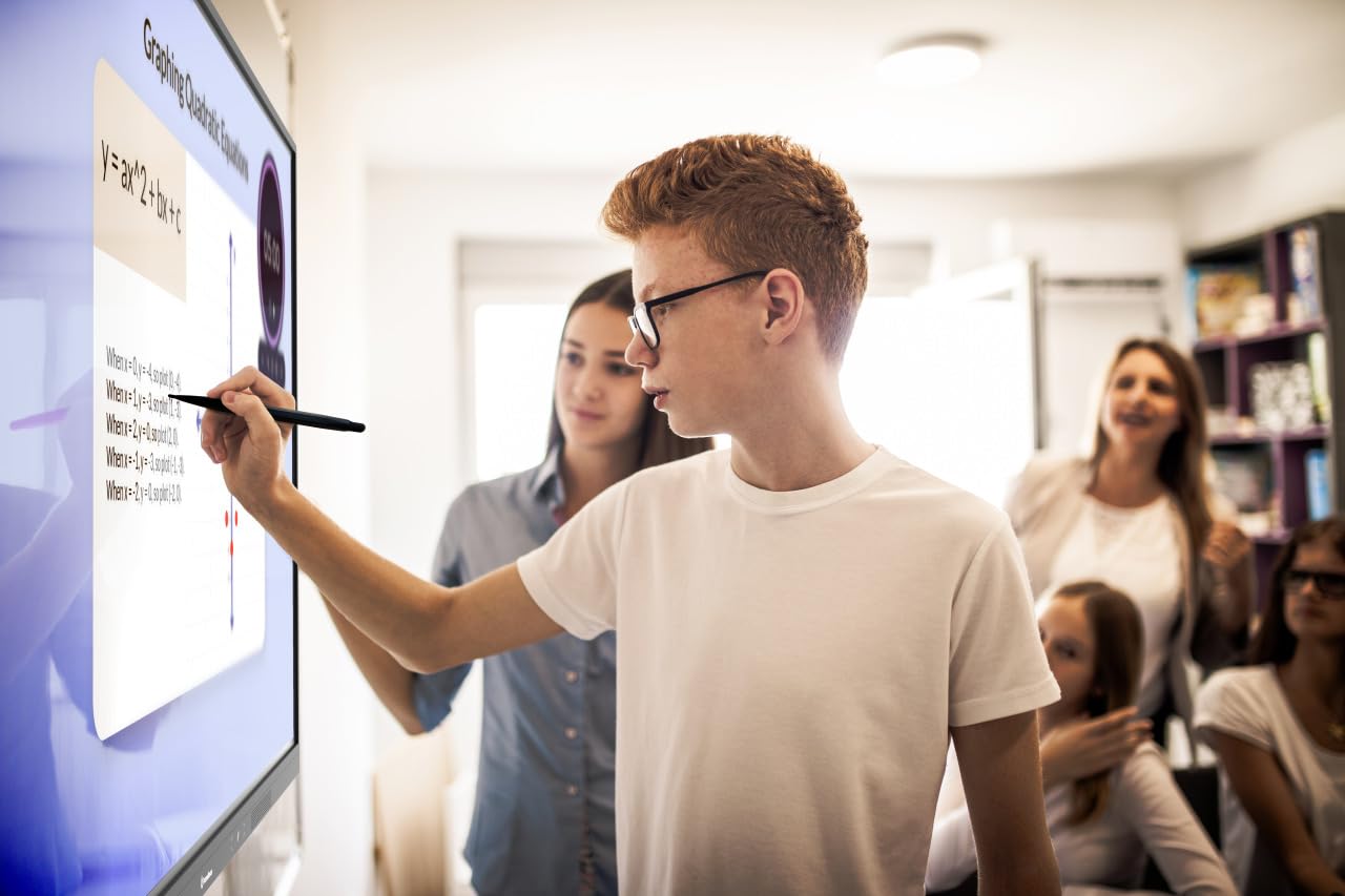 Promethean ActivPanel LE 75” High Specification Digital Whiteboard, 4K UHD, Interactive Display, Android OS, EDLA Certified, 3 Year Onsite Support (Panel Only)