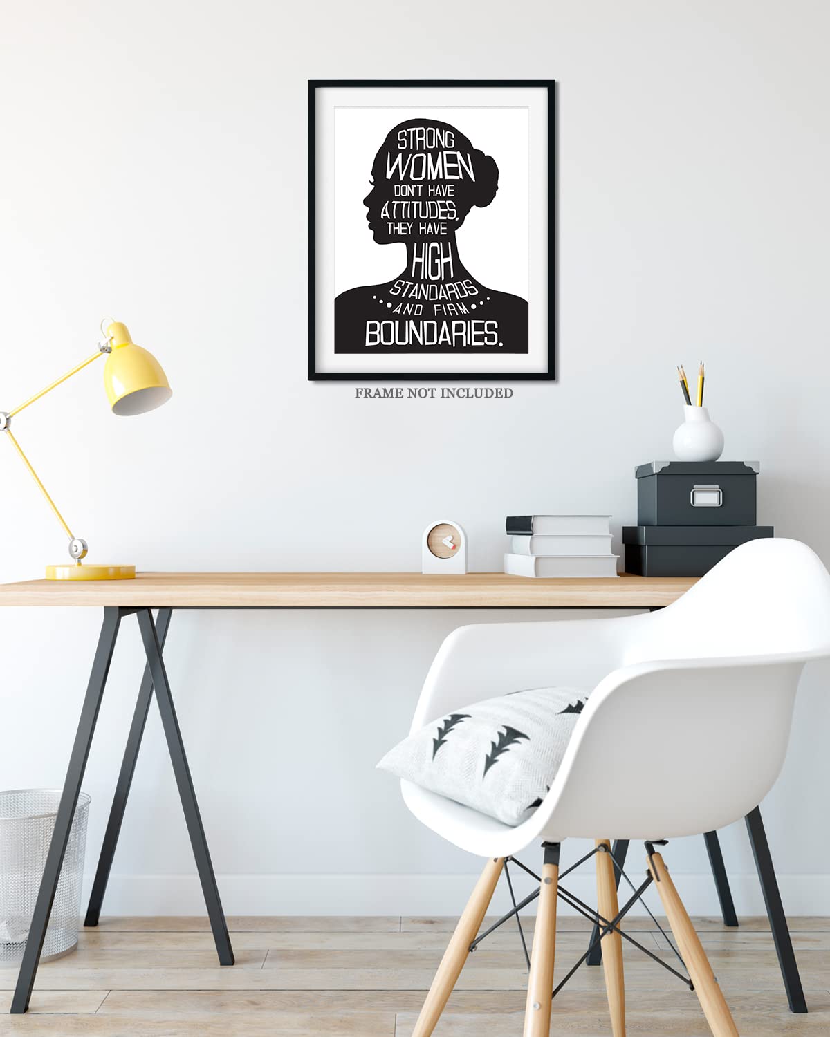 Govivo Inspirational Wall Art - 8x10 Unframed Print - Motivational Quote Decor for Women - Home Office Wall Decor - Encouragement Gift for Her (Print Only)