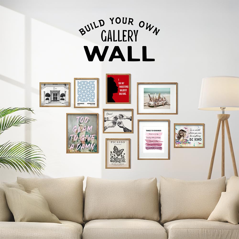 Motivational Black Wall Decor FRAMED - African American Art - Inspirational Quotes Wall Art for Boys Bedroom, Teens Room, Living Room, Office - Gift for Men, Afro Americans - 8x10 Black Power Poster