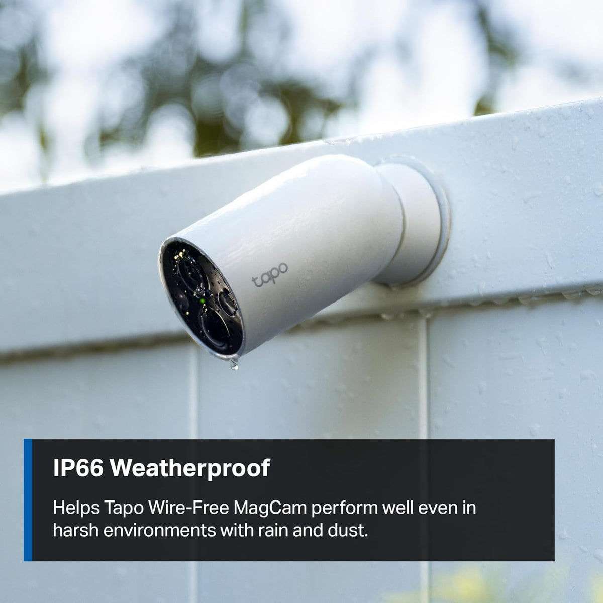 Tapo MagCam 2K+ - 2026 Wirecutter Best Outdoor Security Camera & PCMag Editors' Choice, Wireless Battery Power, Magnetic Mount, Subscription-Free SD Storage or optional Cloud, Person/Vehicle Detection