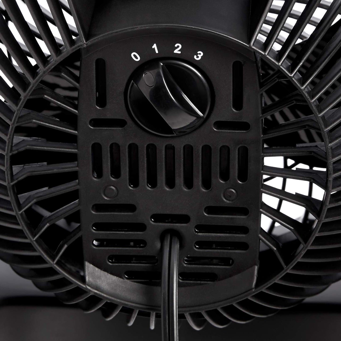 Amazon Basics Air Circulator Desk Fan for Bedroom, Home and Office, 90-Degree Tilt Head, 3 Speed Settings, Cooling, 35 Watts, Black, 11.1"W x 6.3"D x 10.9"H