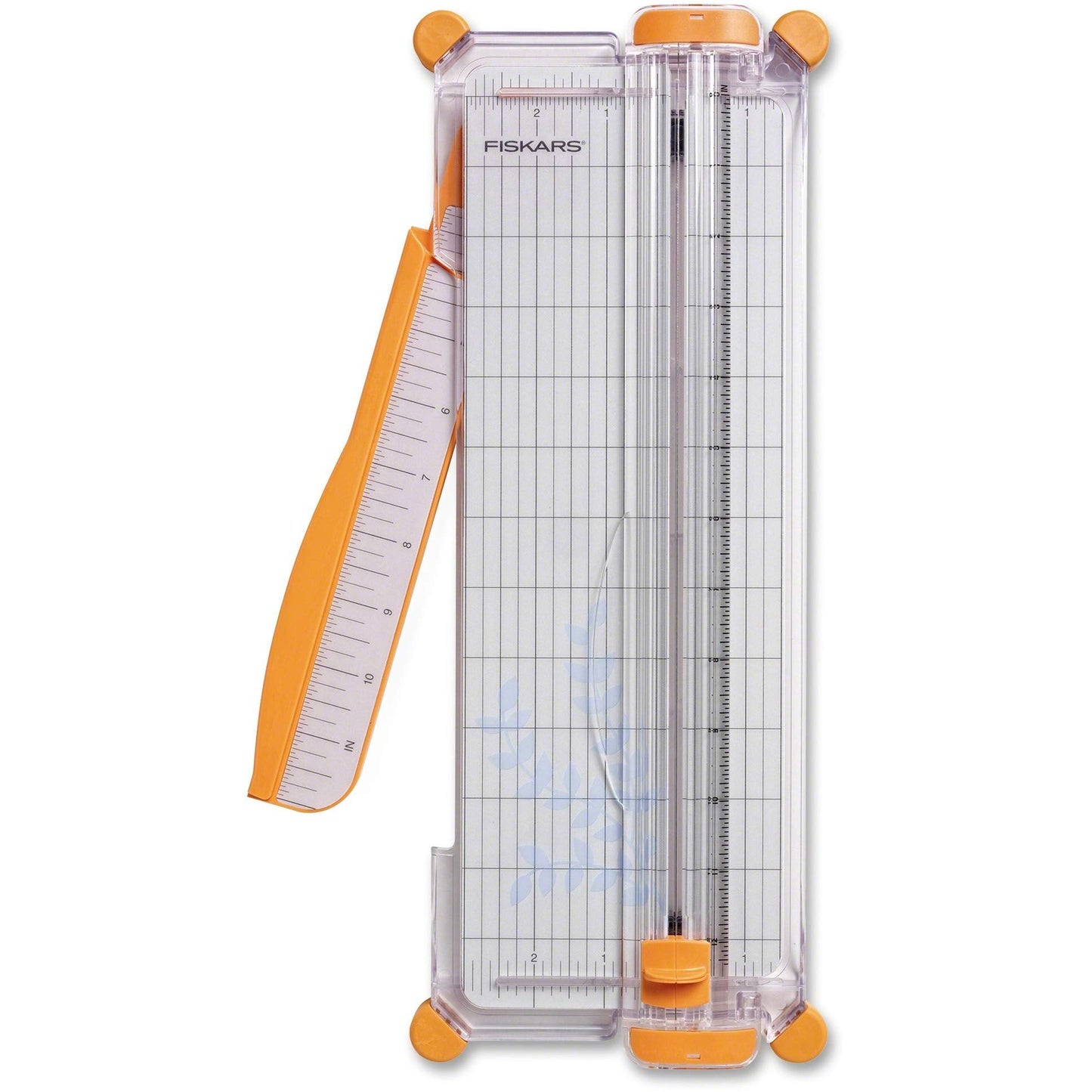 Fiskars SureCut Portable Paper Trimmer, 12 Inch Cut , Orange - 154450-1009