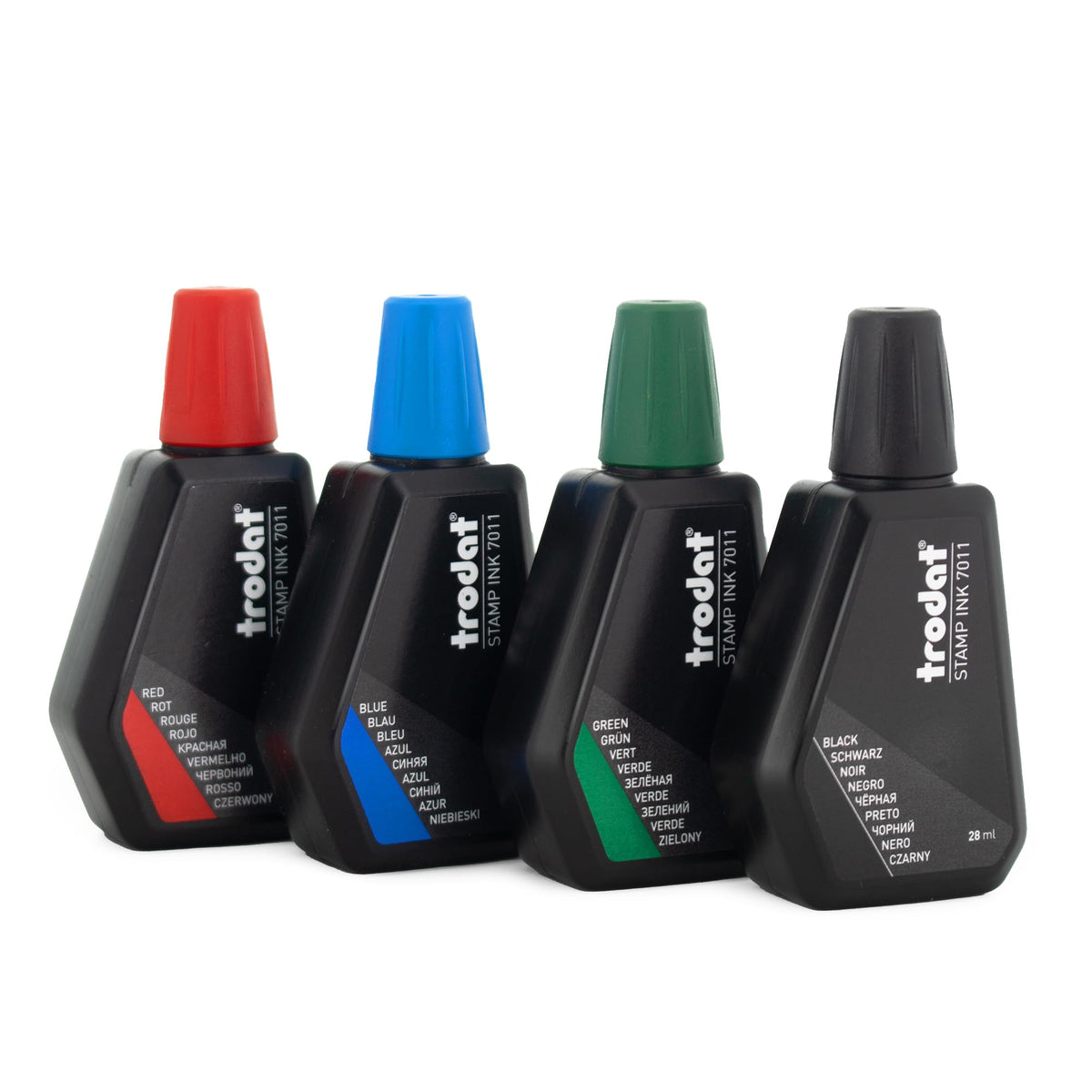 Stamp Pro Pink Self Inking 4 Line Custom Stamp – Personalized Name or Text Stamp for Home, School, Crafts & Business Use