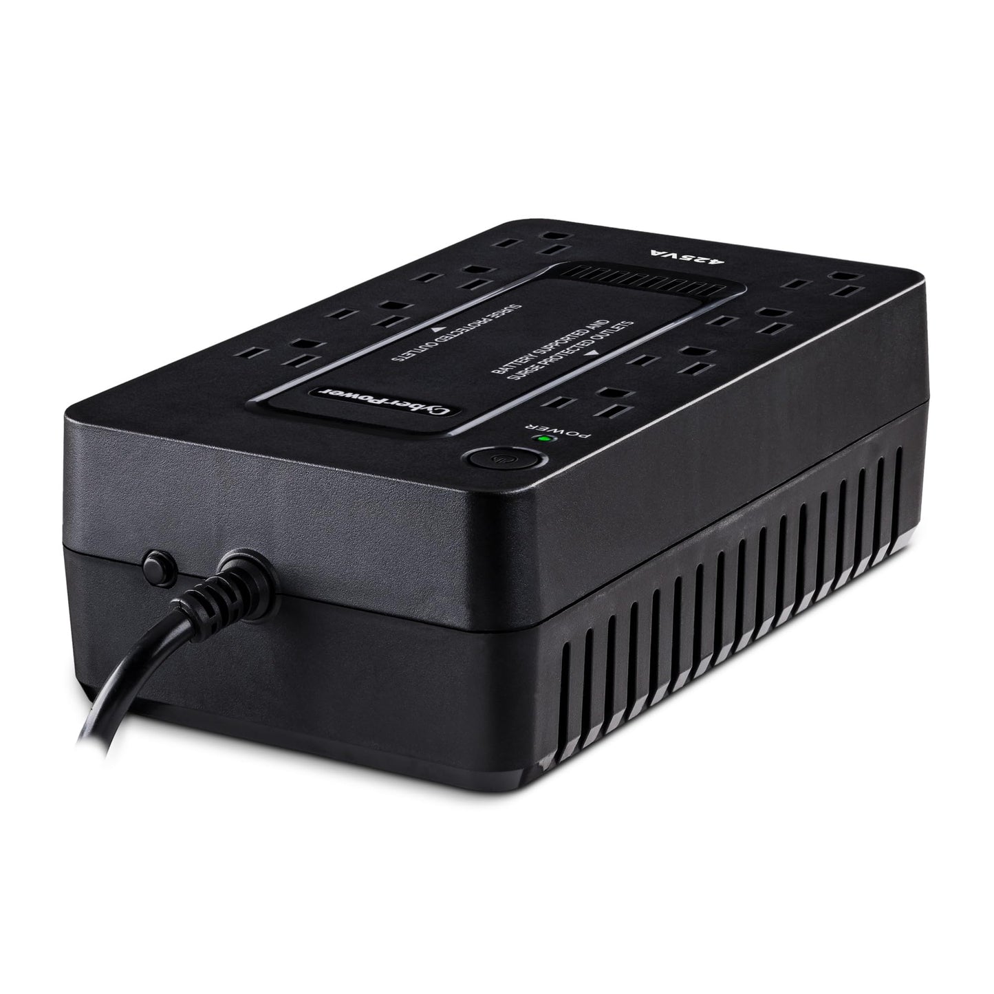CyberPower ST425 Standby UPS Battery Backup and Surge Protector, 425VA/260W, 8 Outlets, Compact, UL Certified