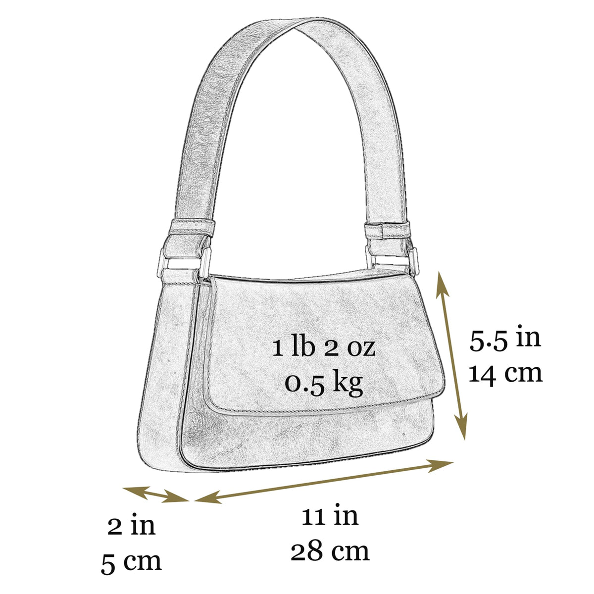 Time Resistance Leather Handbag - Full-Grain Leather Purse for Women - Shoulder Bag Made in Italy (Green)