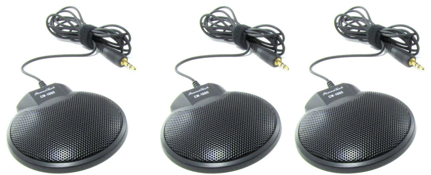 Sound Tech TableTop Conference Microphone Kit ,4 Microphones daisy chain, CM-1000USB CM-1000