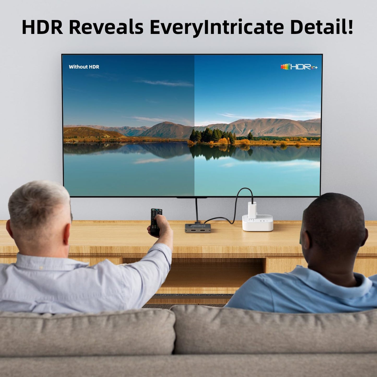 Displayport Switch 2-in-1-out, 8K@60Hz, 4K@120Hz, Resolution DP 1.4 DisplayPort Switcher Selector Box【Not Support Bi-Direction .Not Support1 in 2 Out 】
