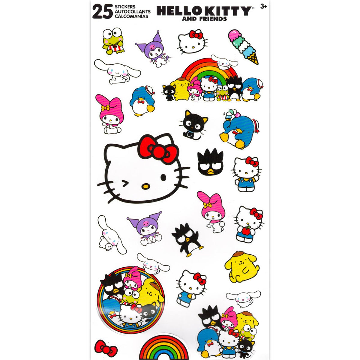 SANRIO Kuromi Stainless Steel Water Bottle for Girls - Bundle with 14 Oz Kuromi Drinking Cup For Home, School, and Sports, Plus Stickers, More Water Bottle with Straw