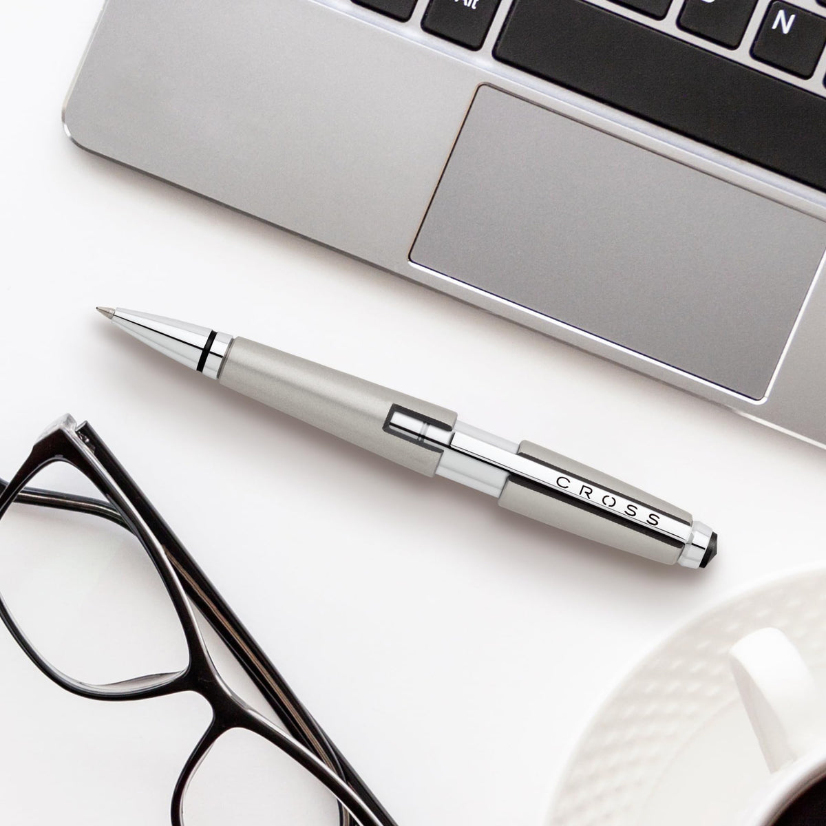 Cross Edge Titanium Blast Rollerball Pen - AT0555-5