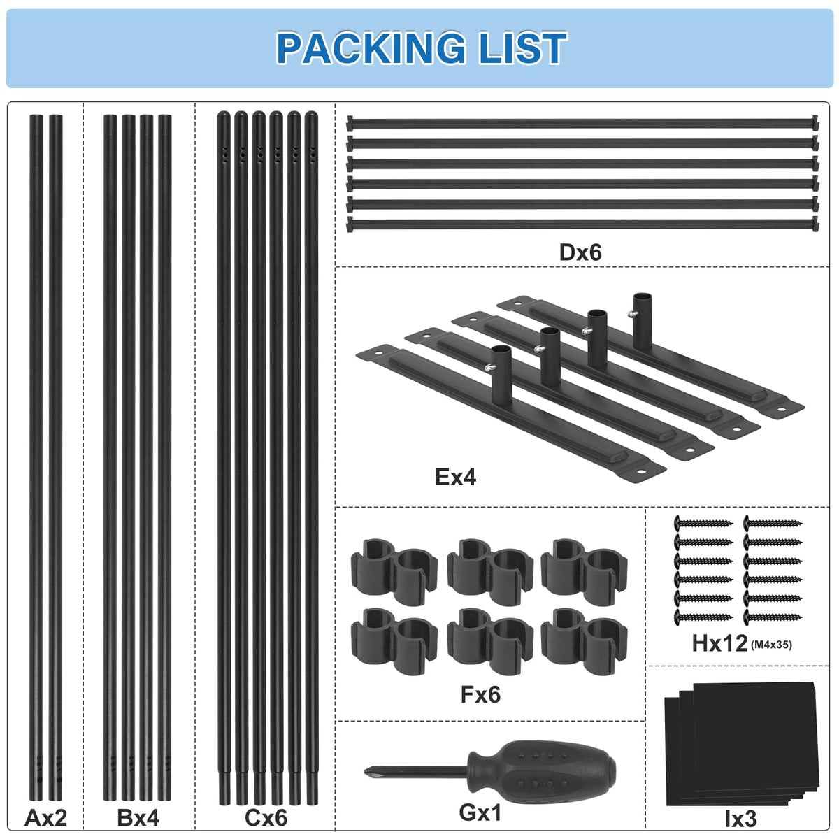AKTOP Room Divider 3 Panel, Folding Fabric Wall Divider for Room Separation, Portable Room Partitions and Dividers 103"W x 70''H, Freestanding Privacy Screen for Office, Dorm, Studio, Classroom, Black