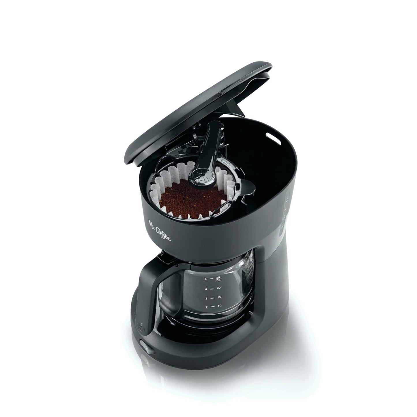 Mr. Coffee® 5-Cup Mini Brew Switch Coffee Maker, Black