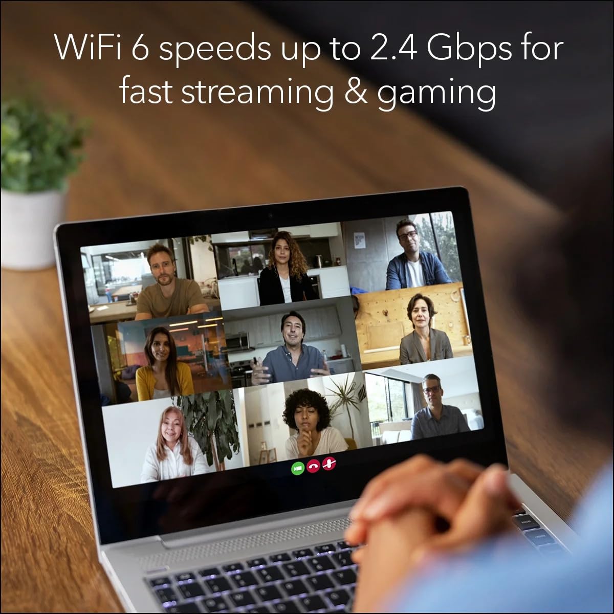 NETGEAR Nighthawk WiFi 6 Router (RAX29) - Security Features, Dual-Band Gigabit Router, AX2400 Wireless Speed (Up to 2.4 Gbps), Covers Up to 2,000 sq.ft. and 20 Devices