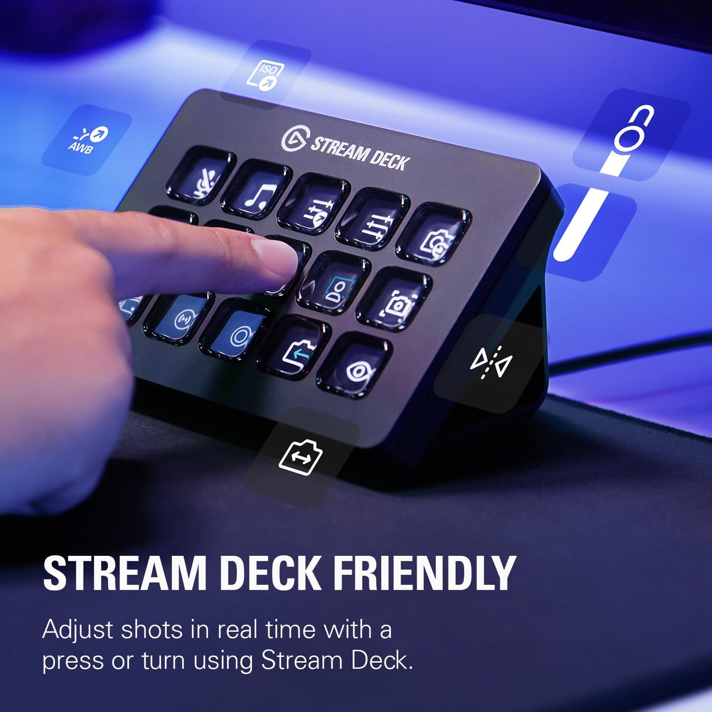 Elgato Facecam MK.2 – Premium Full HD 1080p Webcam for Streaming, Gaming, Video Calls, Recording, HDR Enabled, Sony Sensor, PTZ Control – Works with OBS, Zoom, Teams, and More, for PC/Mac