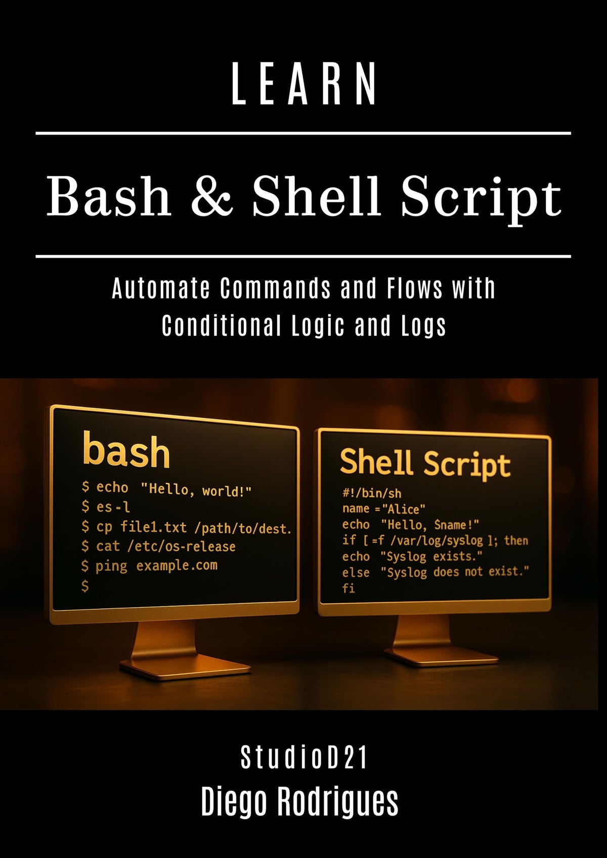 LEARN BASH & SHELL SCRIPT: Automate Commands and Flows with Conditional Logic and Logs (Infrastructure & Automation Book 7)