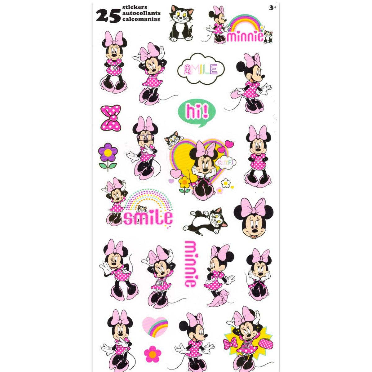 Minnie Mouse School Backpack for Girls - Bundle with 16” Disney Sequin Bag Plus Water Bottle, Stickers, More | Minnie School Supplies for Kids