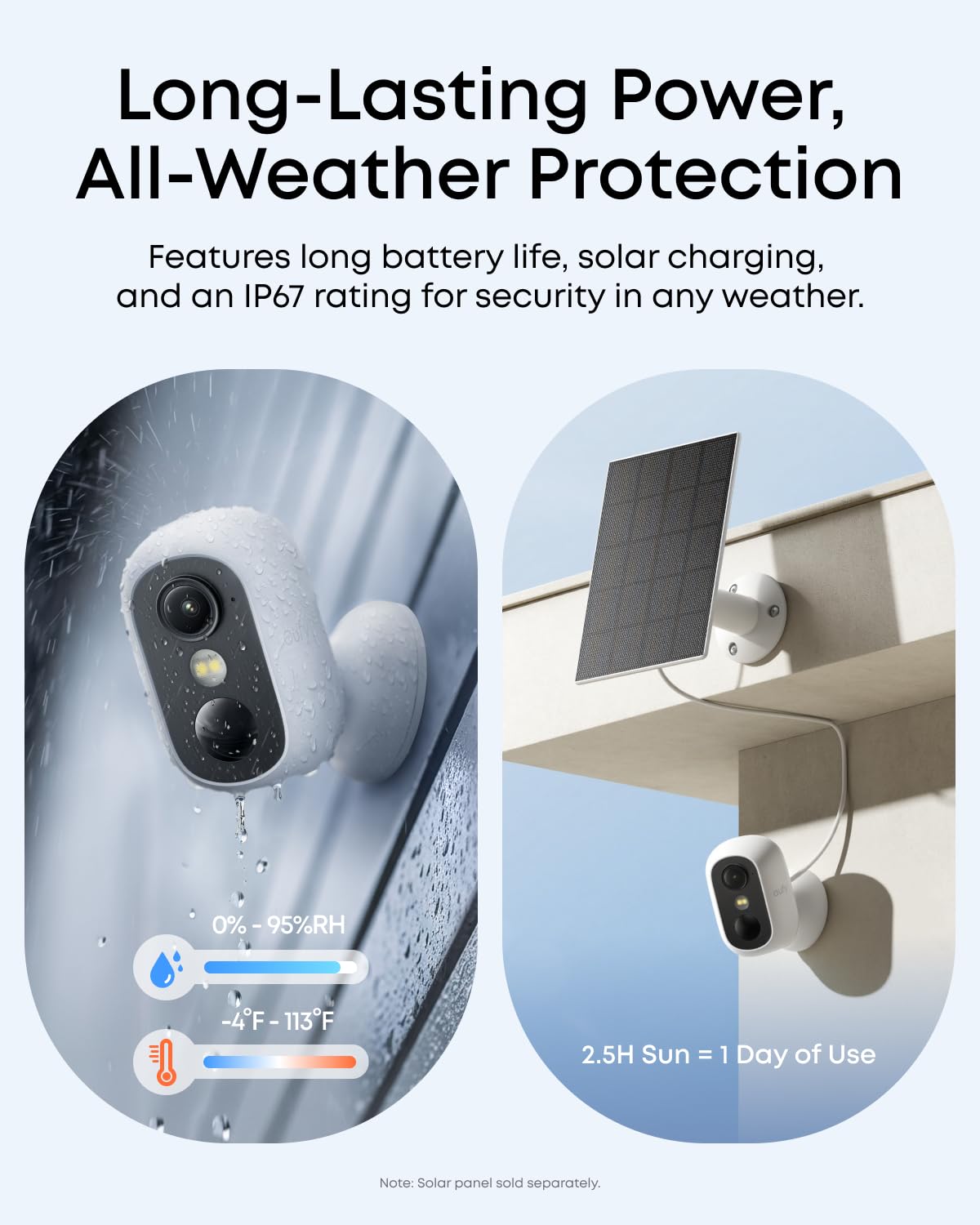 eufy Security eufyCam C35 4-Cam Kit, Wireless Indoor/Outdoor Camera, Magnetic Mount, Color Night Vision, Local Storage, No Monthly Fee, IP67, Facial Recognition, Solar Panel Compatible, Build in 8GB