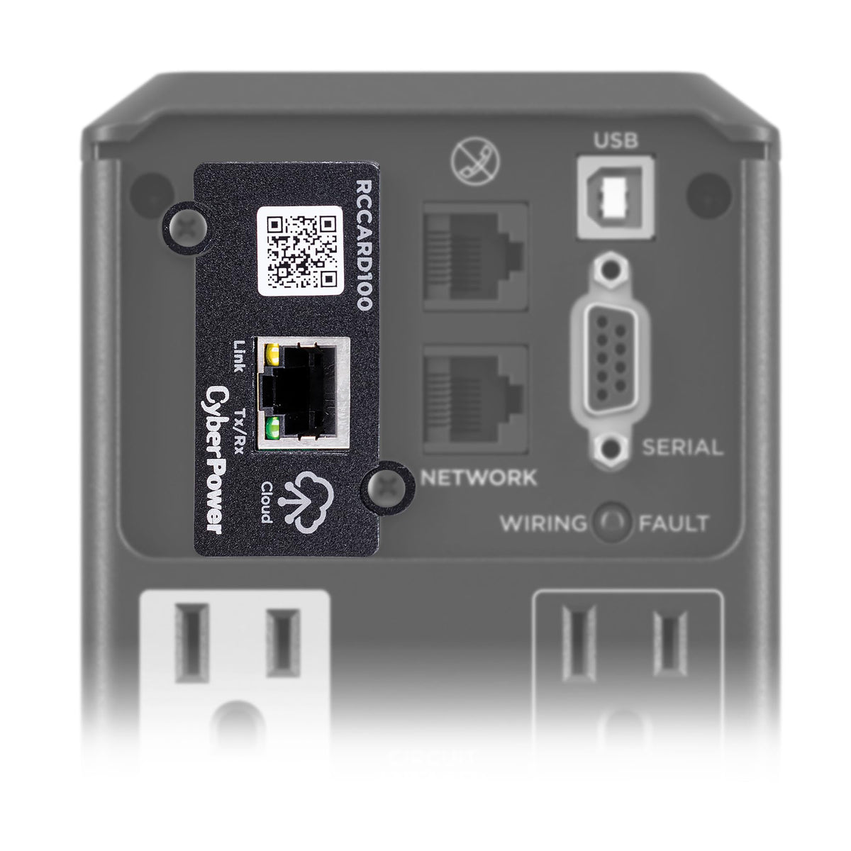 CyberPower RCCARD100 Cloud Monitoring Card, Remote UPS Management via PowerPanel Cloud, Plug-and-Play Installation, Real-Time Alerts, Compatible with Select CyberPower UPS Models
