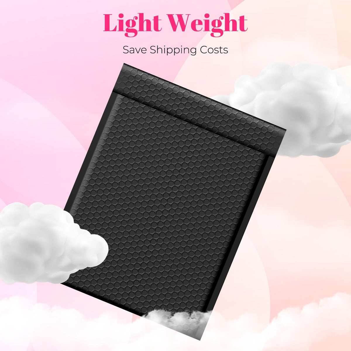 Metronic Bubble Mailer 10x13" Black 40 Pack, Poly Padded Envelopes Waterproof Shipping Bags for Clothing, Self Seal Cushioning Mailers for Shipping Books, Jewelry, Makeup Supplies
