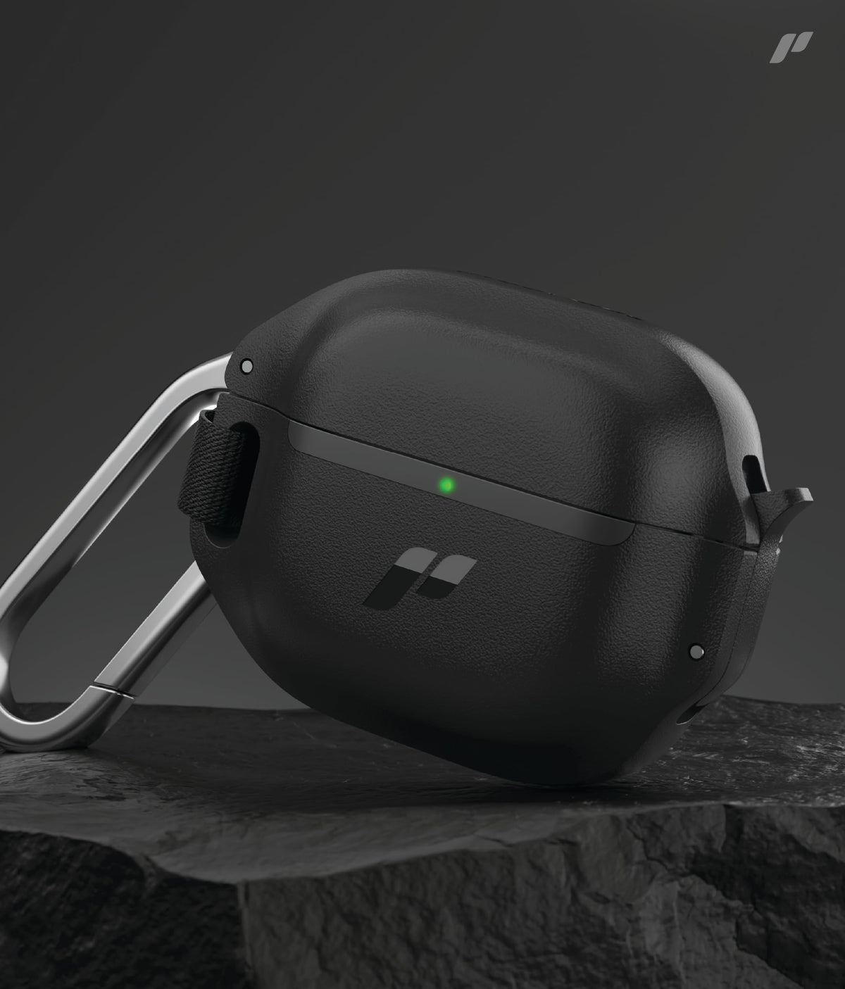 Proof Labs for AirPods 4 Case with Lock - Tough AirPods 4th Generation Case Cover with Carabiner, Rugged Protection and Hard Protective Shell (Black, AirPods 4th Gen)
