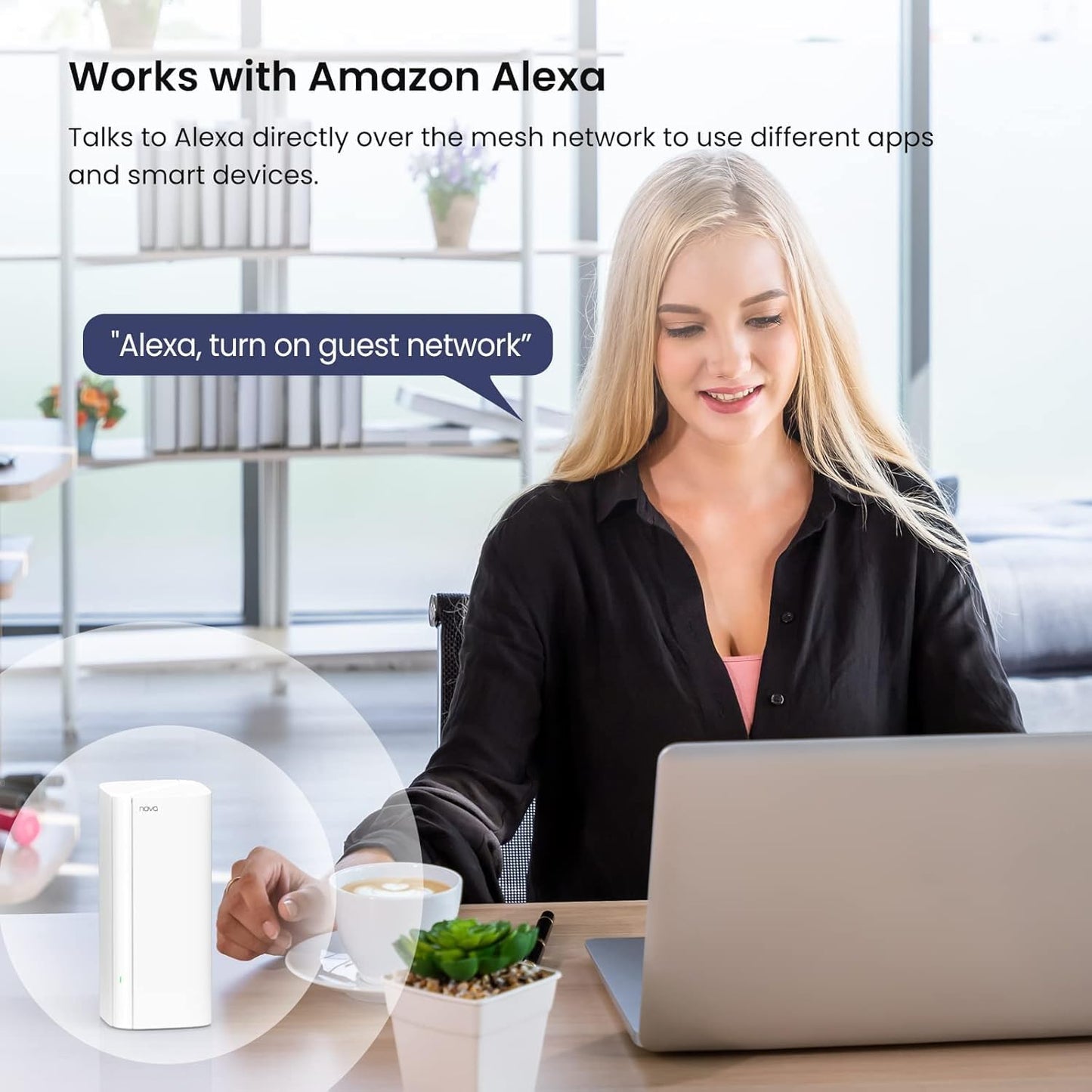 Tenda AX3000 WiFi 6 Mesh System Nova MX12ā Whole Home Mesh WiFi Coverage up to 7,000 sq. ft., Dual-Band WiFi Mesh Network for 160+ Devices, Fast & Stable, Replaces Wireless Router (3-Pack)