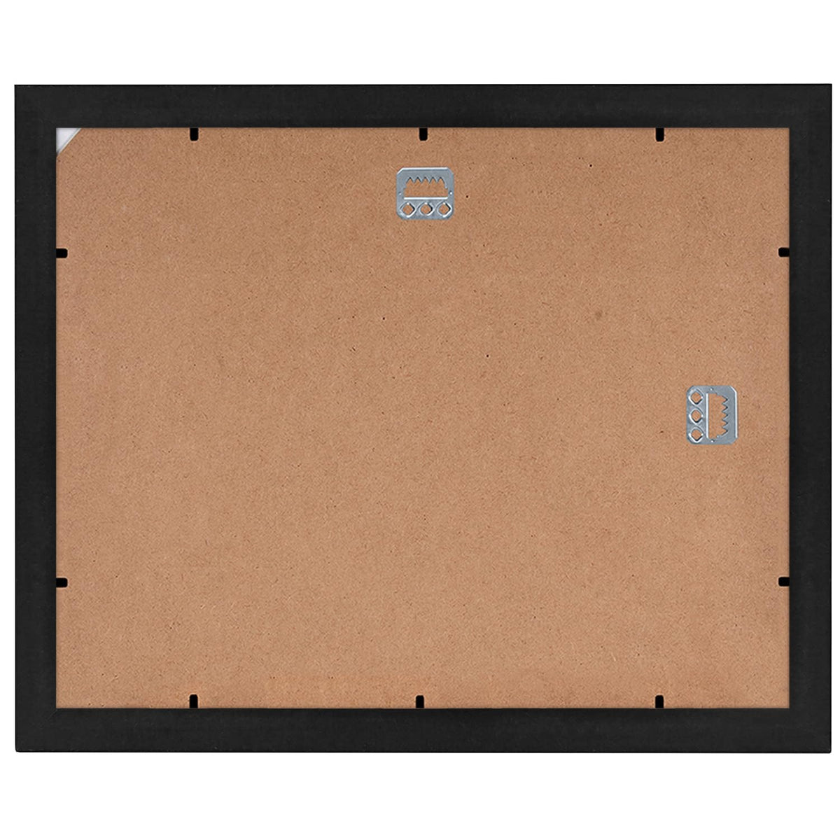 Americanflat 11x14 Diploma Frame with Shatter-Resistant Glass - Set of 4 - Use as 8.5x11 Frame with Mat or Display 11x14 Documents Without Mat - Certificate Frames with Engineered Wood - Black