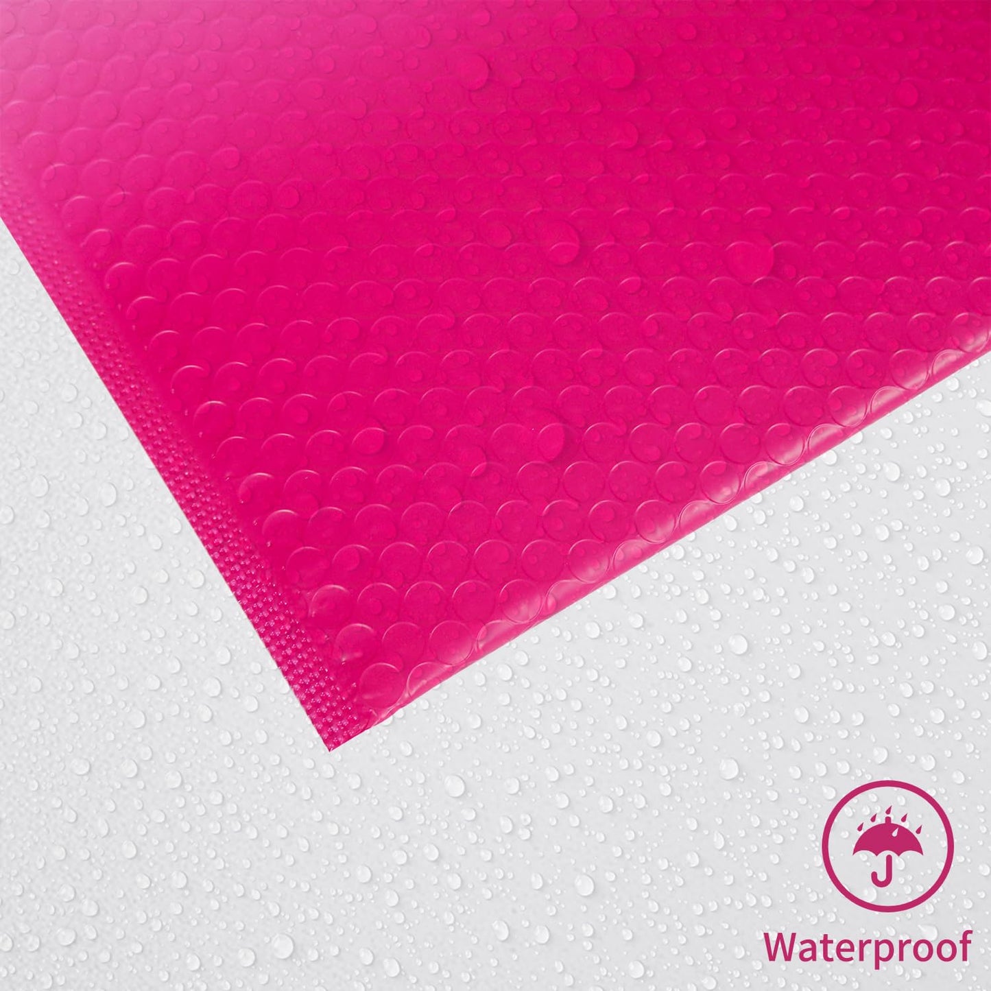 IMPOFFI 8.5x11 Inch 30 Pack Pink Bubble Mailers, Waterproof Padded Envelopes, Self Seal, Strong Adhesion Bubble Envelopes, Cushioning Padded Mailers for Small Items