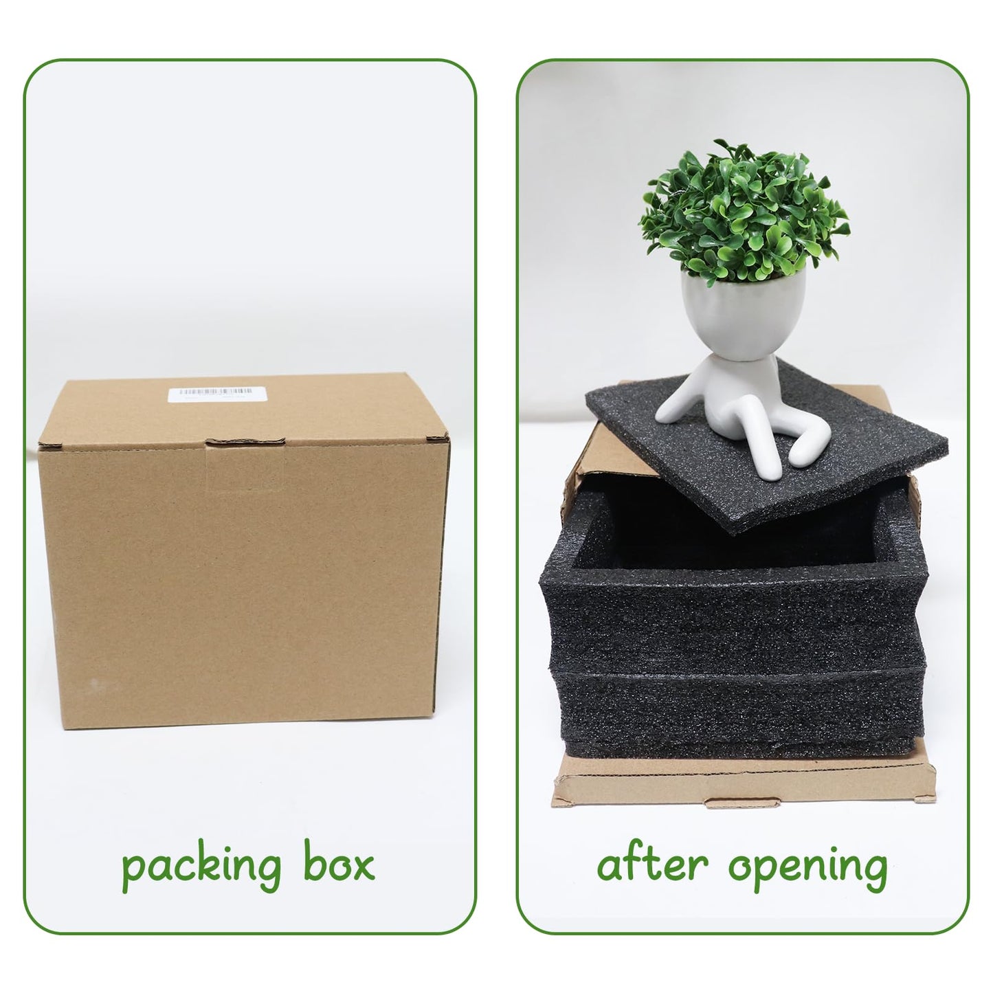 Zerzsy Desktop Plant for Women Office Decoration Fake Plant Succulents Artificial for Home Bathroom Living Room Office Decor Small Fake Plants Decor for Bedroom - Set of 1