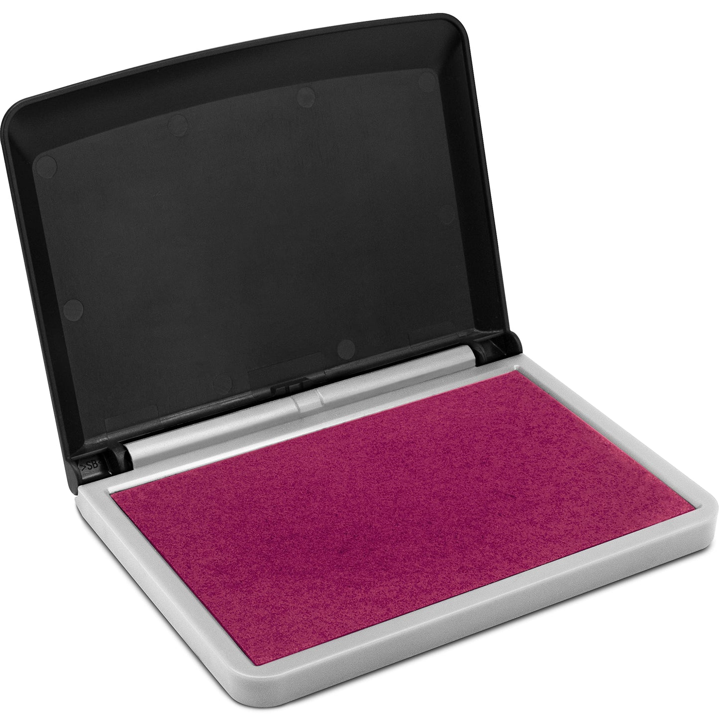 MaxMark Large Premium Magenta Purple Ink Stamp Pad -2-3/4" by 4-1/4" - Premium Quality Felt Pad