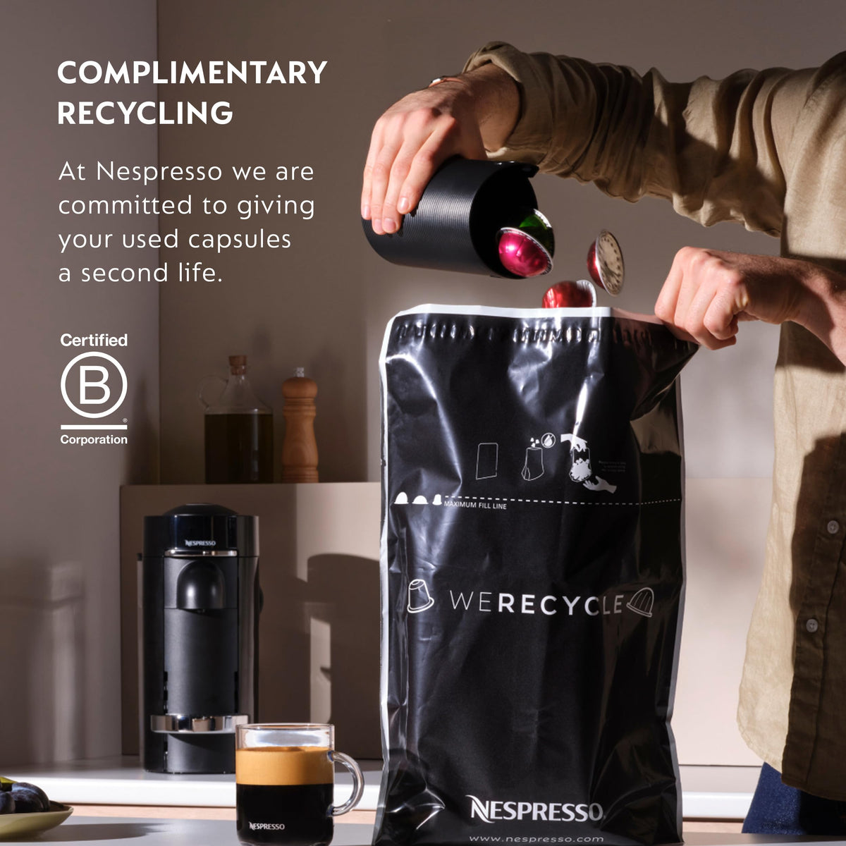 Nespresso Vertuo Next Coffee and Espresso Maker by Breville, Navy