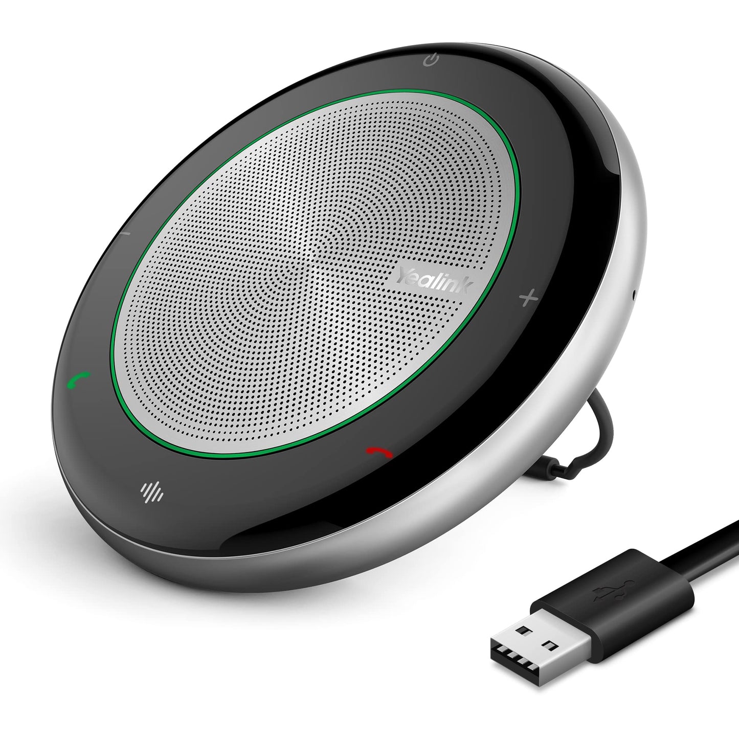Yealink Bluetooth Speakerphone Conference Microphone Teams Certified CP700 USB Full Duplex Noise Reduction Algorithm Home Office 360° Voice Pickup (Package Without dongle)