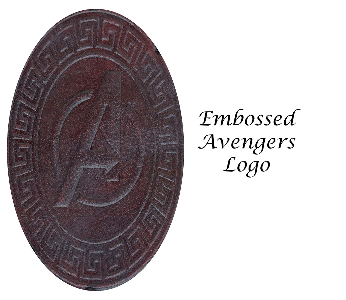 Avengers embossed 10 inches Handmade Leather Journal With Stones/Art Sketchbook & Travel diary with Vintage lock Latch