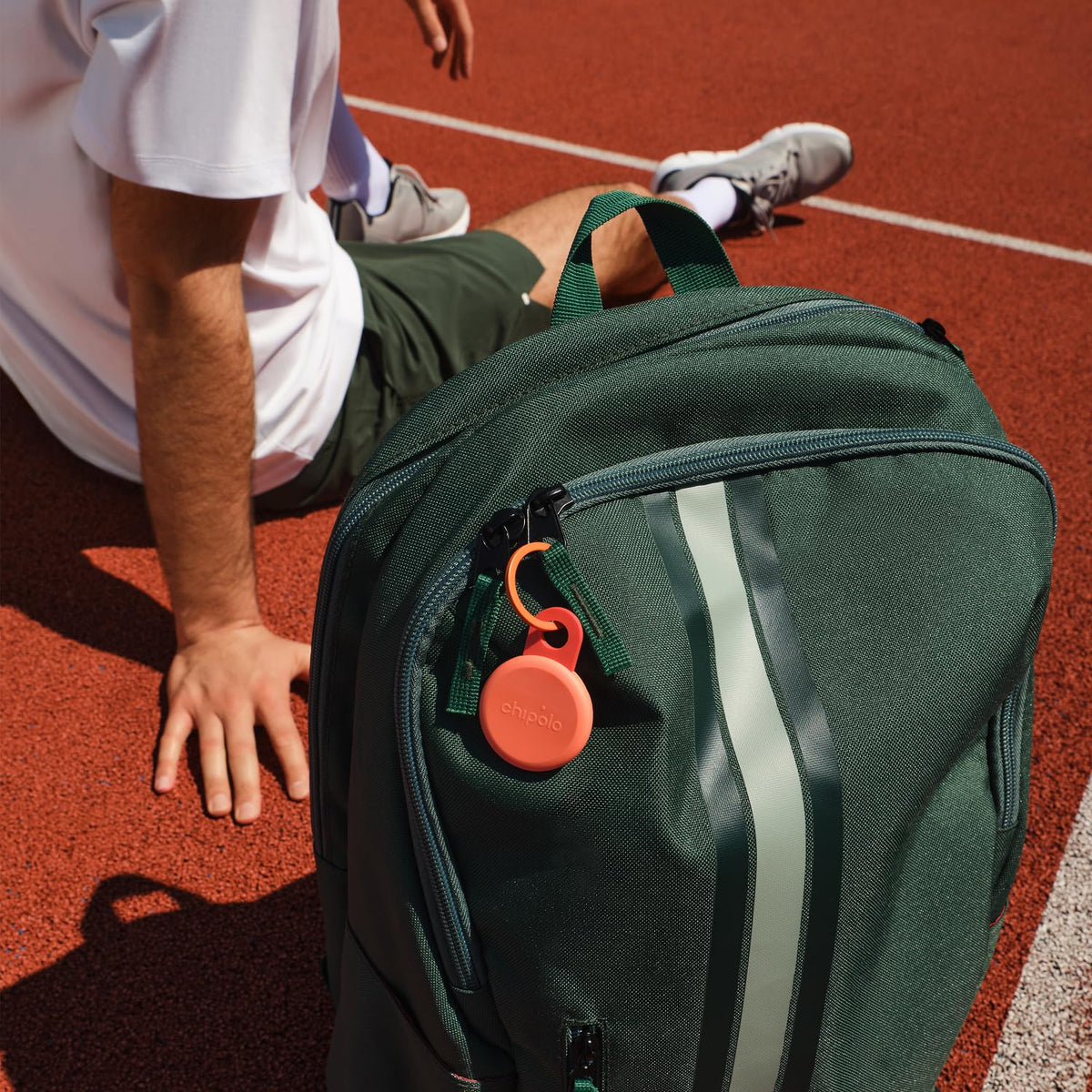 Chipolo LOOP - Rechargeable Bluetooth Tracker for Key and Pocket Location, Compatible with Apple or Google, Call Your Phone & Out of Range Alerts for Android